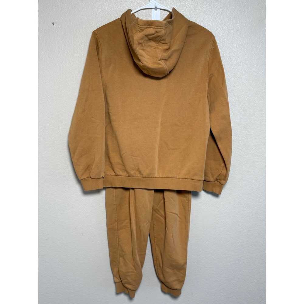 Nike Kids Sportswear Fleece Hoodie and Joggers Tracksuit Set Tan XL/L - Picture 4 of 8